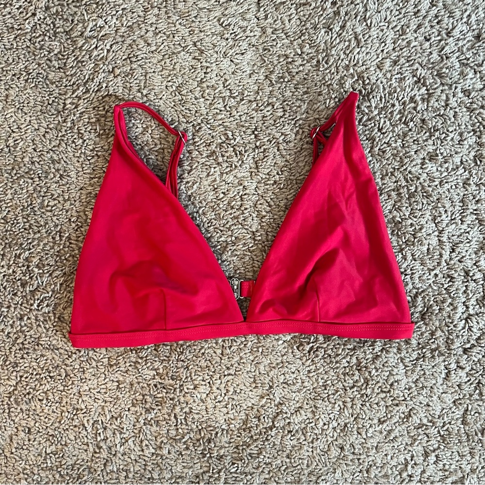 Red cupshe bikini top (without cups)